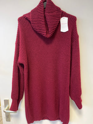 Rollkragenpullover lang