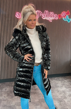 Steppjacke für Frauen glänzend 6052 verschiedene Farben & Grössen