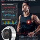 Edle Herren Smartwatch rund silber
