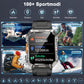 Edle Herren Smaetwatch schwarz Eckig