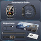 Edle Herren Smaetwatch schwarz Eckig
