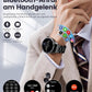 Edle Herren Smartwatch rund schwarz