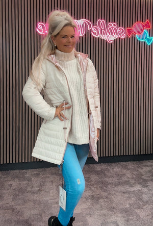 Wendejacke Perlmut / Creme 07115