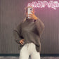 Strickpullover Rollkragen
