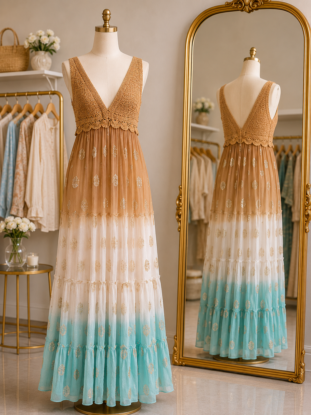 Kleid verschiedene Farben 1452
