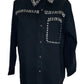 Jeanshemd mit Strass