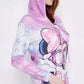 🎀 CUTE & CRAZY HOODIE  Lila - Pink - Weiß