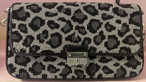 Michael Kors Tasche Leopard Leder Metall