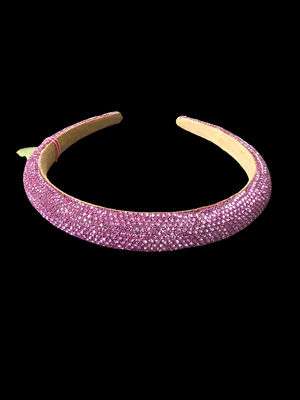 Haarreif GLITZER Pink verschiedene Formen