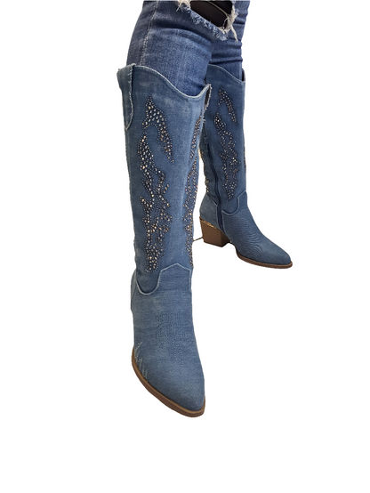 Cowboy Stiefel Glitzer in verschiedenen Farben