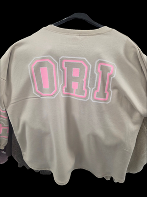 Sweatshirt Beige/Rosa FLORIDA