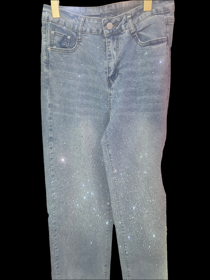 Hose mit Glitzer vorne und hinten 012
