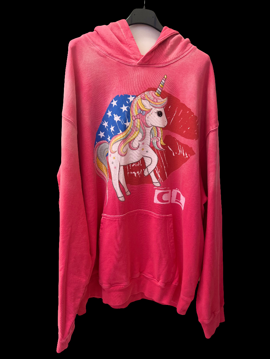 Celina Glamour CELINASLIFE Hoodie Einhorn Pink CG02