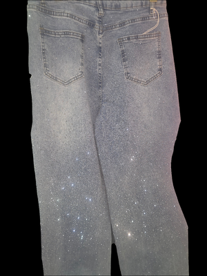Hose mit Glitzer vorne und hinten 012