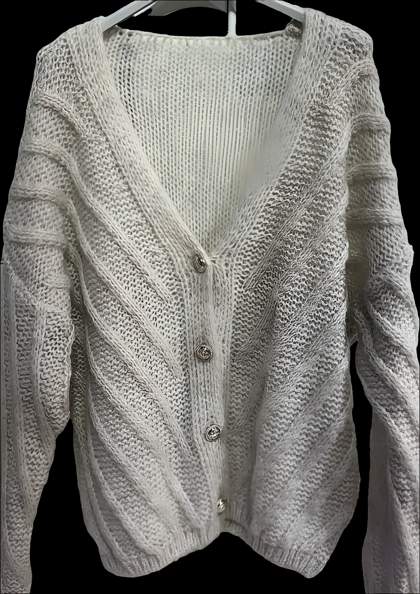 Strickjacke mit Muster