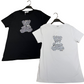 T-Shirt Glitzer Bär verschiedene Farben