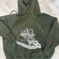 Hoodie mit Schuh Glitzer, verschiedene Farben 1037