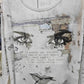 Shirt Langarm Augen Mund