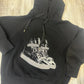 Hoodie mit Schuh Glitzer, verschiedene Farben 1037