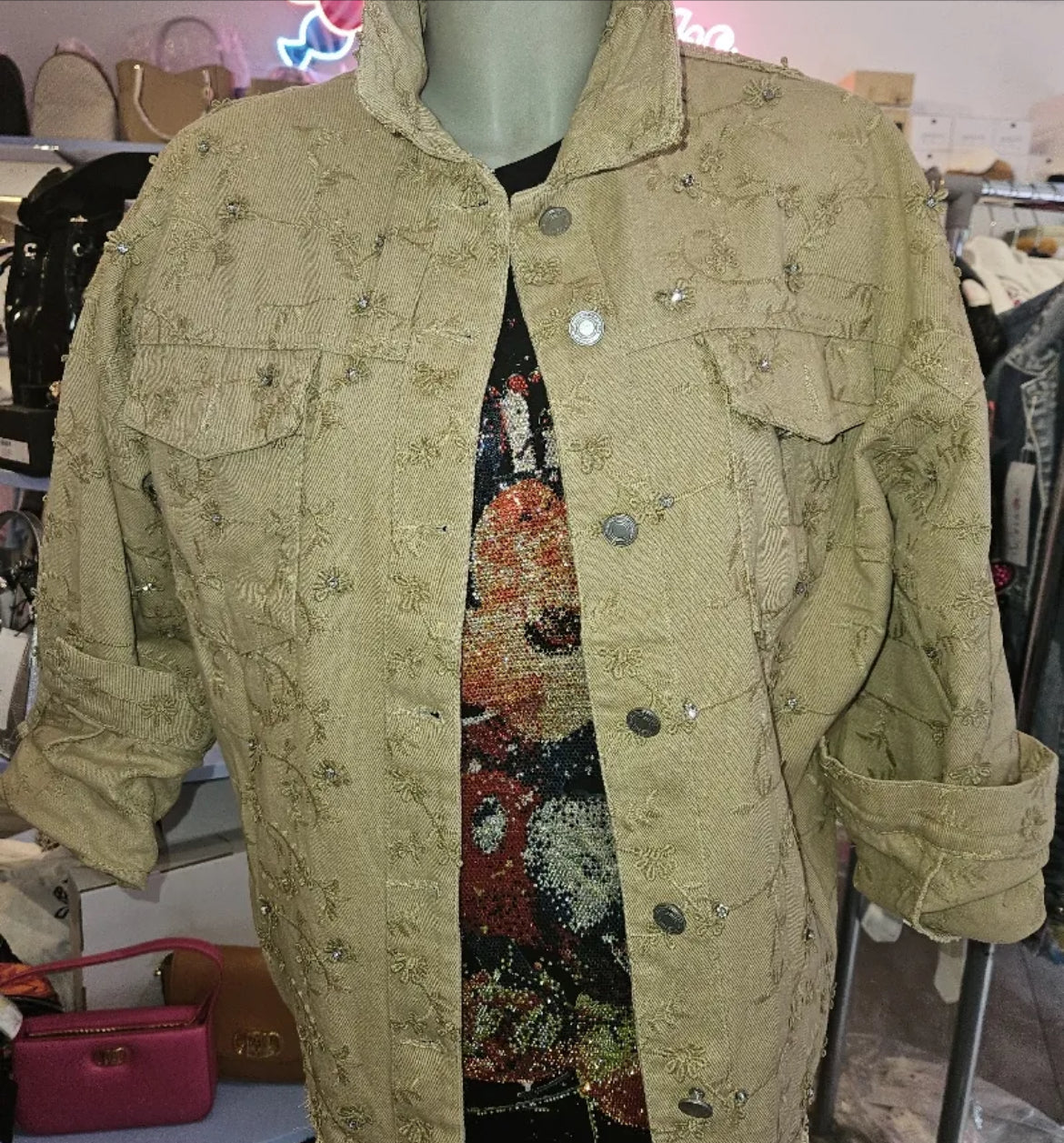 Jeans Jacke A114