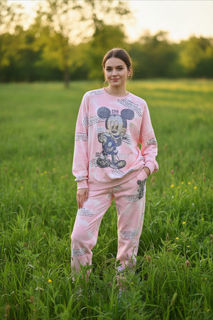 Zweiteiler Rosa mit M Maus E101