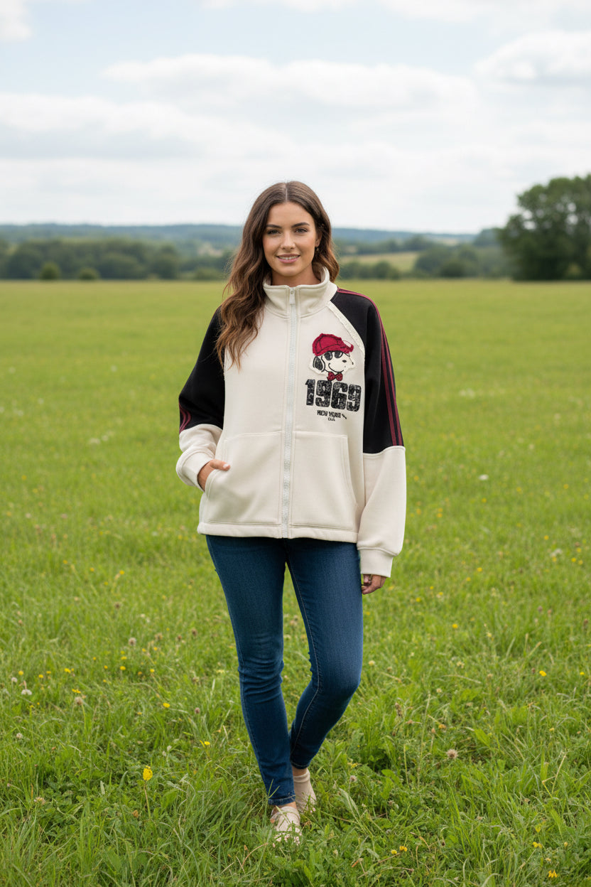 Sportliche Jacke mit Reissverschluss Snoop sehr weich  81285