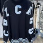 Pullover Chicago Glitzer verschiedene Farben