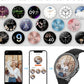 Luxuriöse Damen Smartwatch schwarz uhr