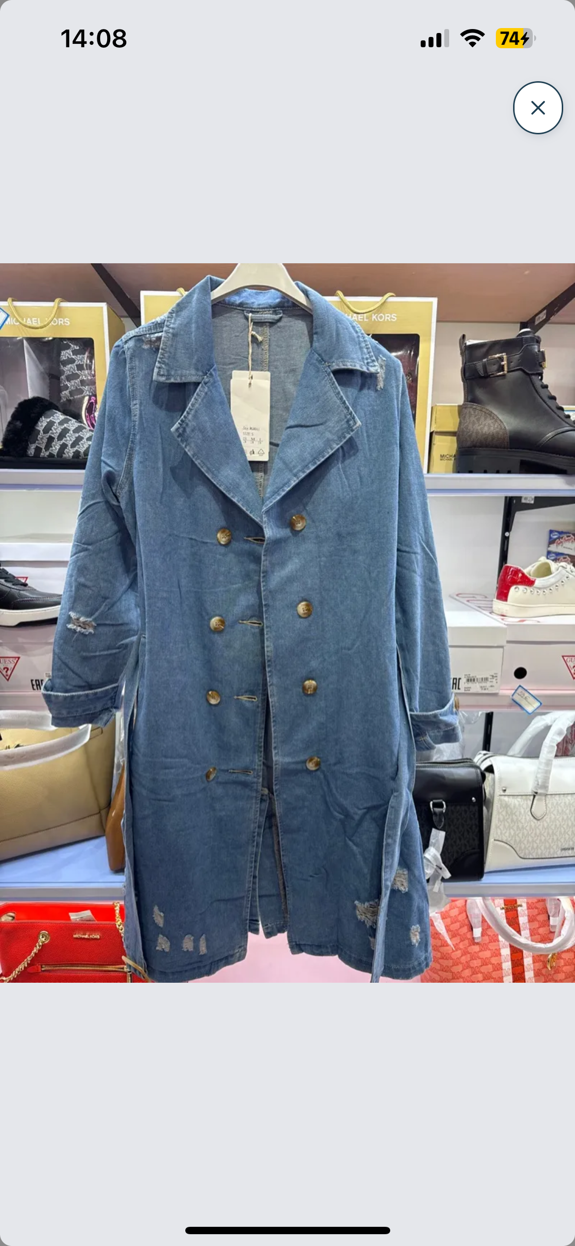 Jeansmantel
