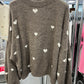 Pullover mit Herzen verschiedene Farben 50189