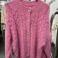Strickjacke mit Flächtmuster 30885