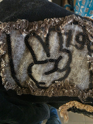 Hoodie Maus Glitzee schwarz 12082