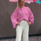 Strickjacke Fashion mit dicker Naht verschiedene Farben 30686