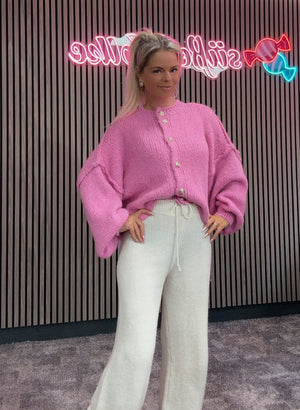 Strickjacke Fashion mit dicker Naht verschiedene Farben 30686