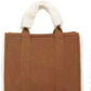Tasche mit Wollgriff und Kirsche verschiedene Farben