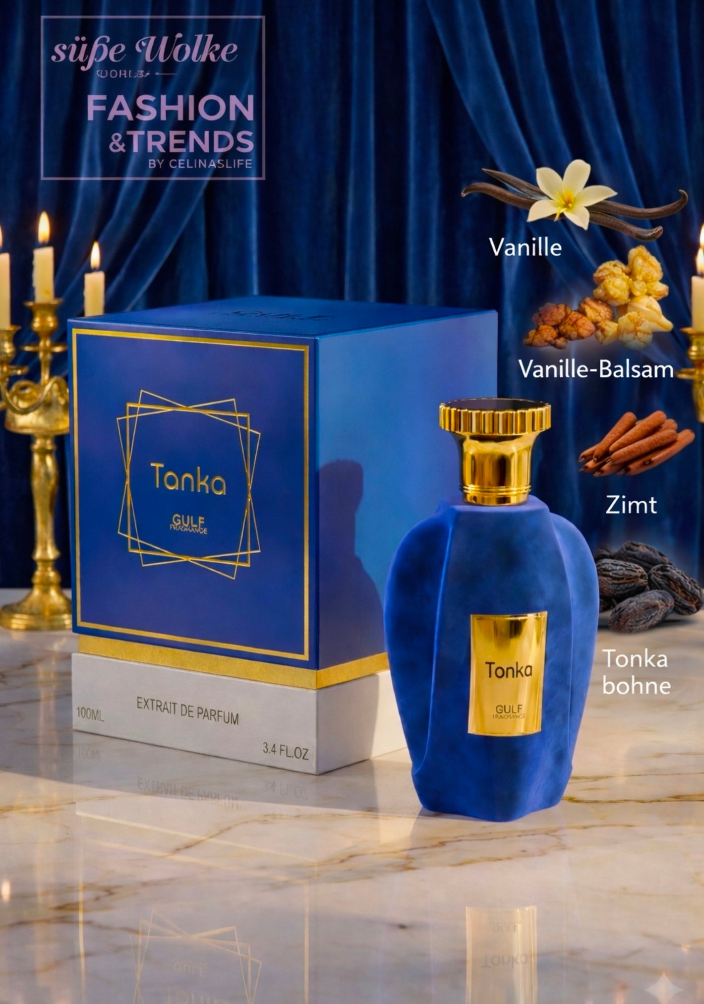 BRANDNEW Gulf Fragrances - Tonka Extrait de Parfum | 100 ml