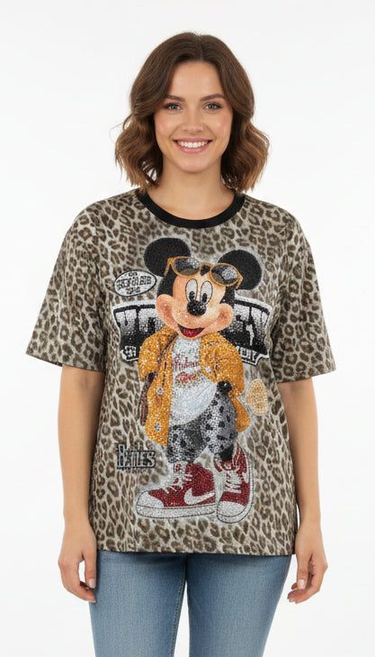 Tshirt Mäuse Beat Leo Glitzer 26318