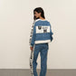 Jogger Zweiteiler blau weiss