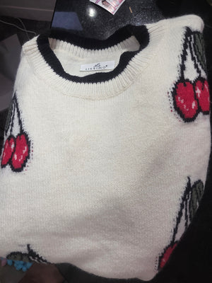Pullover mit Kirschen für Sandra B.