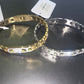 Armreif Glitzer in Silber und Goldfarben PS2302