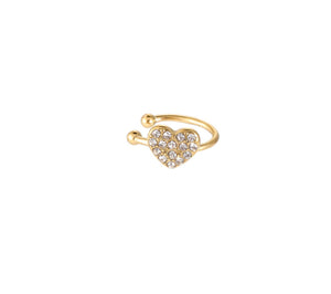 Earcuff Ohrring gold und silberfarbend 123003