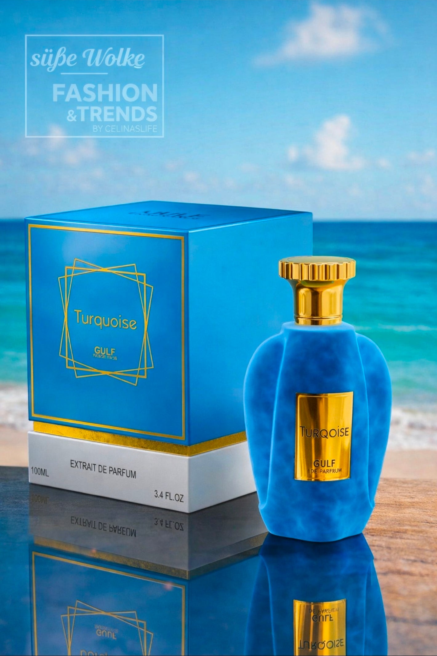 Gulf Fragrances- Turquoise 100 ml Extrait de Parfum | 100 ml