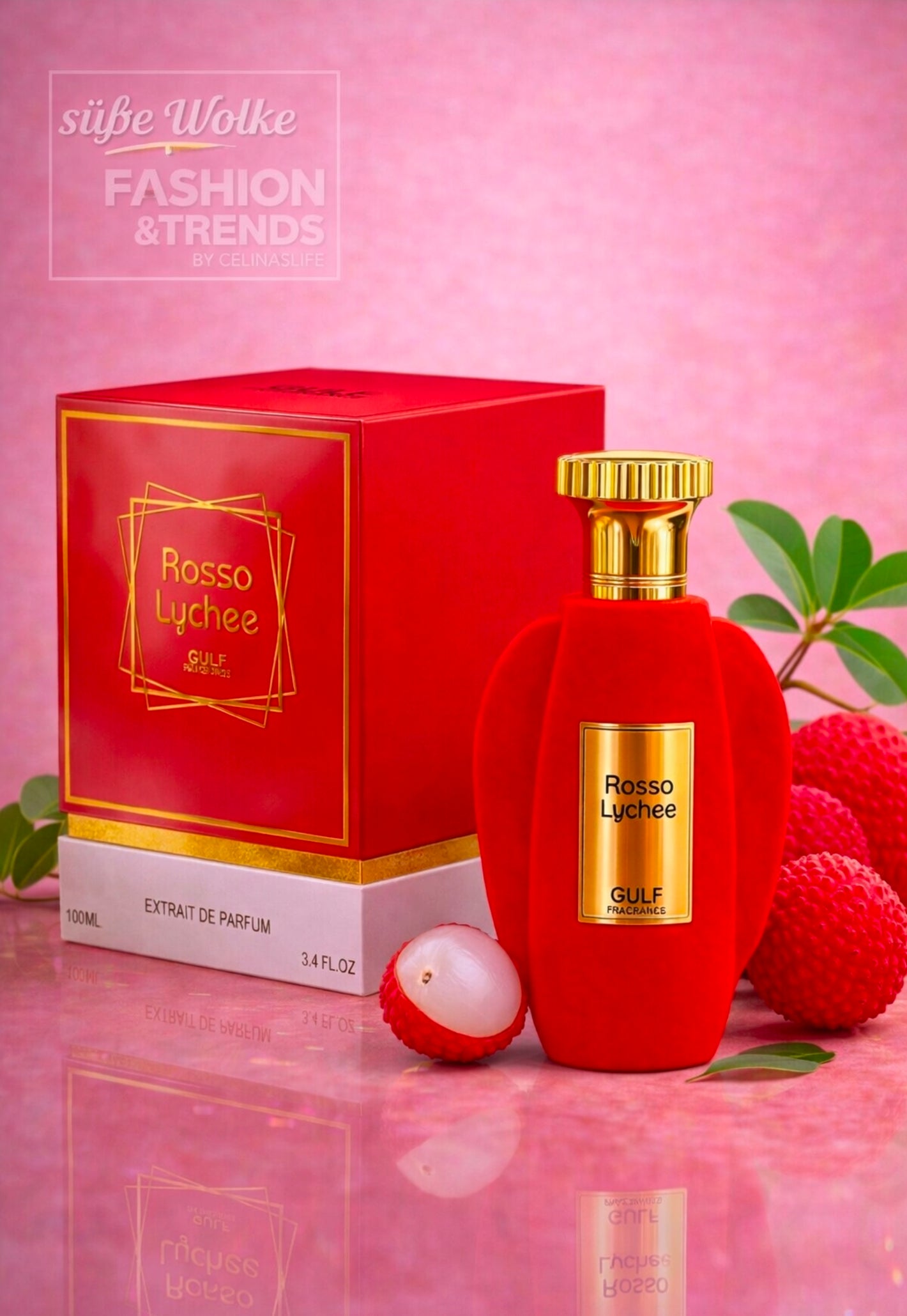 Gulf Fragrances - Rosso Lychee Extrait de Parfum | 100 ml