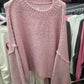 Pullover mit dicker Naht verschiedene Farben 30926