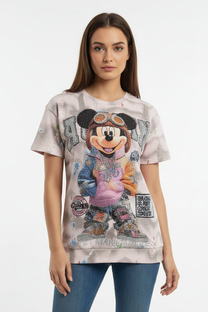Tshirt Maus Glitzer AA 60 26717
