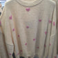 Pullover mit Herzen verschiedene Farben 50189