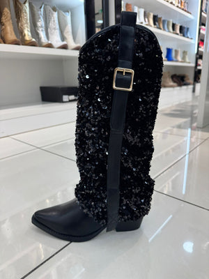 Pallietten Stiefel Schwarz 2026