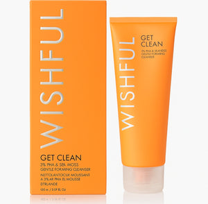 🧡 WISHFUL – Get Clean 2% PHA & Sea Moss Gentle Foaming Cleanser 50ml
