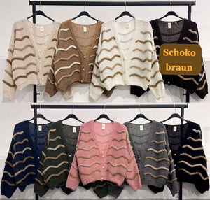 Strick Cardigan Kurz 0964