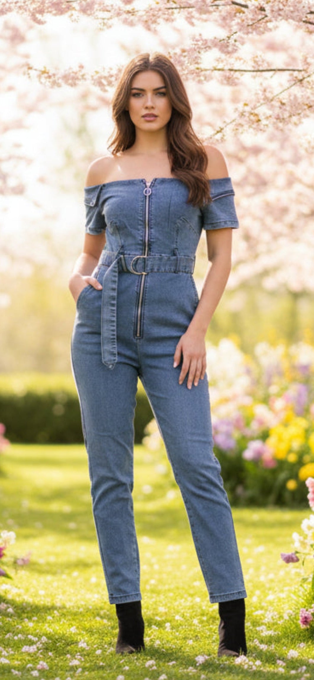 Jeans Jumpsuit verschiedene Grössen 19091